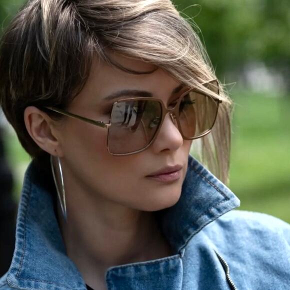 New, MAXMARA Sunglasses Weho MM0070-H 34K Authentic - Picture 13 of 13